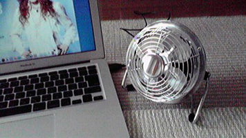 USBメタルファン